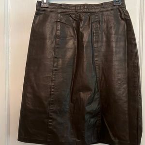 Leather skirt it does have one little gold sparkles on it